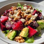 Beet, Avocado & Feta Salad