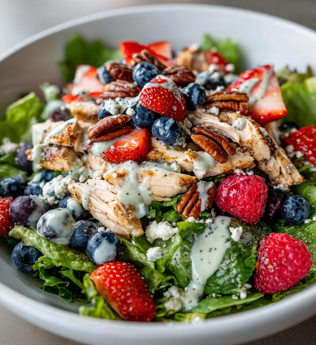 Berry Chicken Salad with Poppy Seed Dressing - detail 1