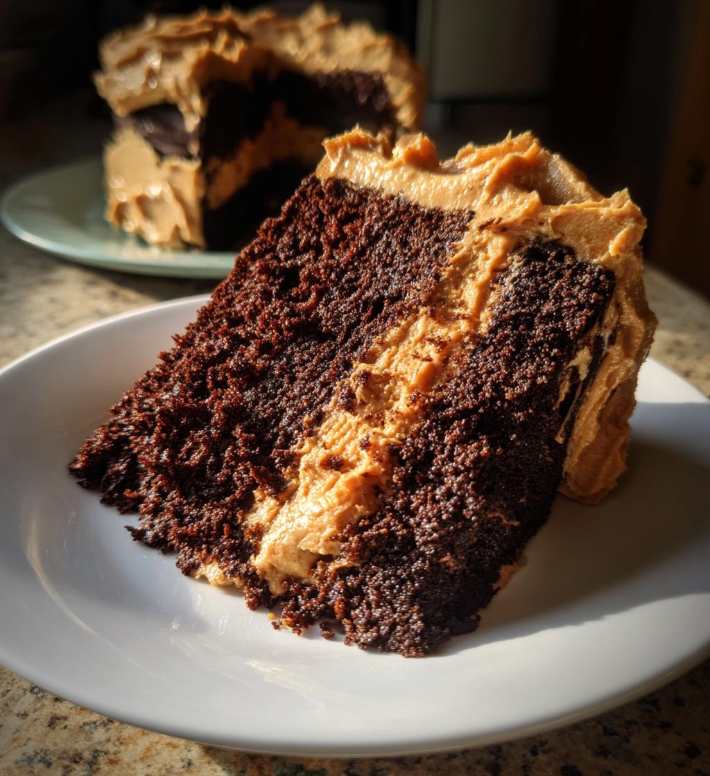 Best Ever Chocolate Peanut Butter Cake - detail 1