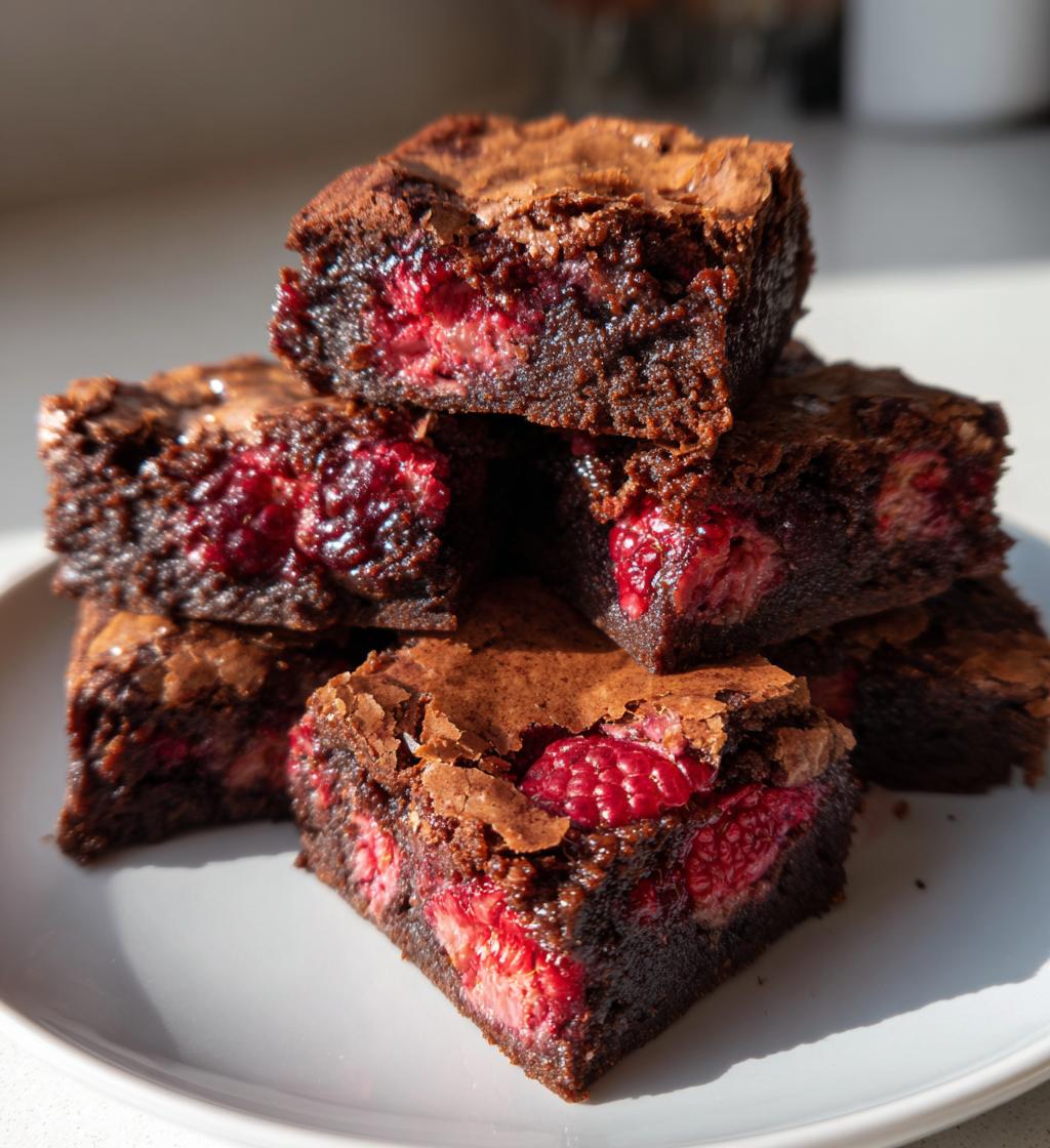 Best Raspberry Swirl Brownies - detail 1