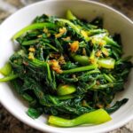 Bok Choy with Garlic and Ginger