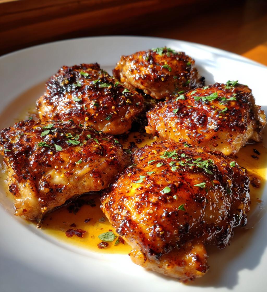 Brown Sugar Dijon Chicken Thighs - detail 1