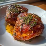 Brown Sugar Dijon Chicken Thighs