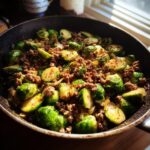Brussels Sprouts Ground Turkey Skillet