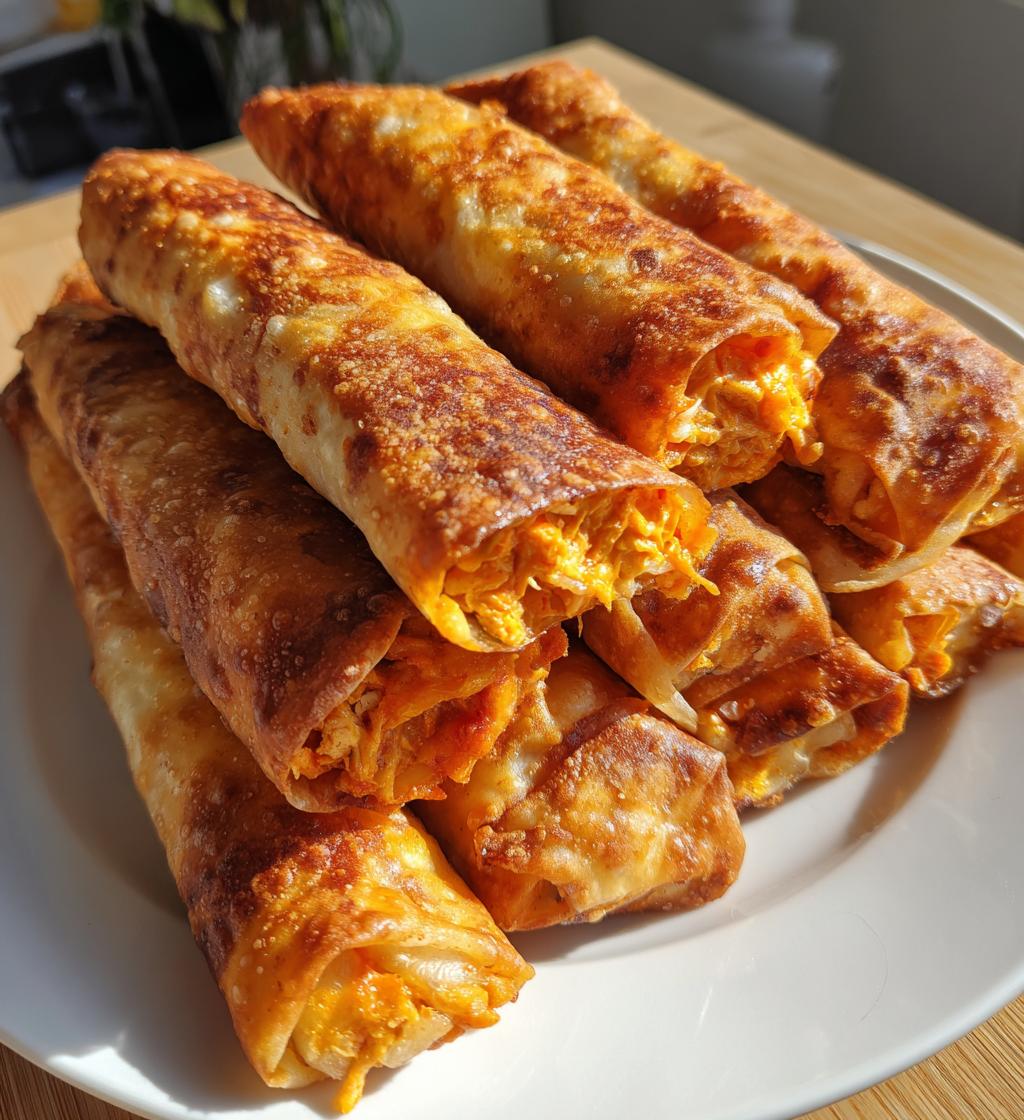 Buffalo Chicken Dip Egg Rolls - detail 1
