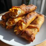 Buffalo Chicken Dip Egg Rolls