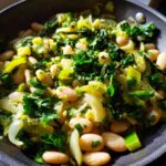 Butter Beans with Leeks