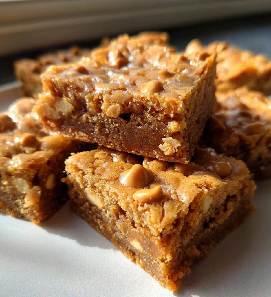 Butterscotch Toffee Cookie Bars
