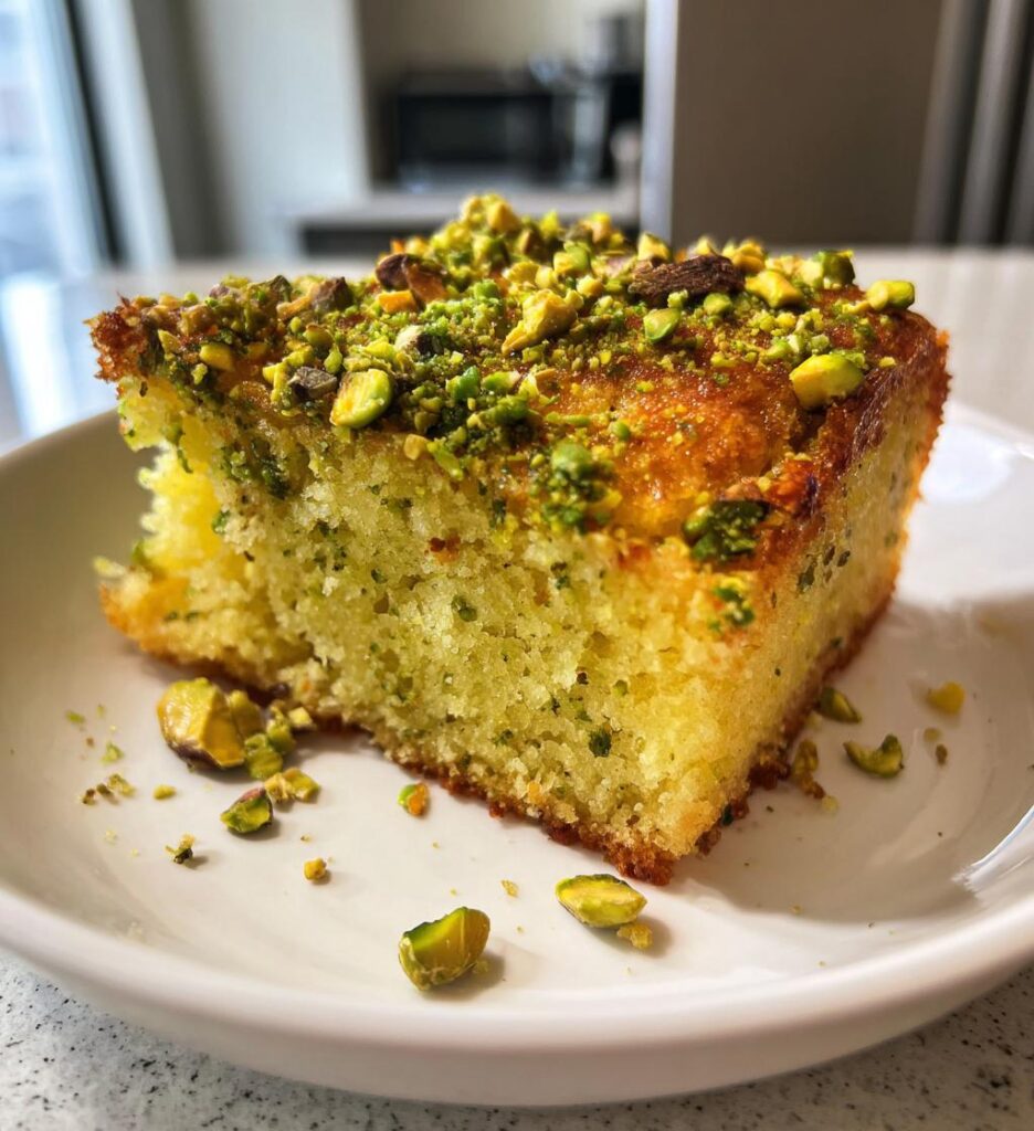 Buttery Pistachio Sugar Cookie Bars