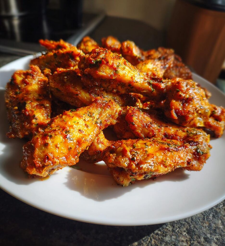 Cajun Garlic Chicken Wings