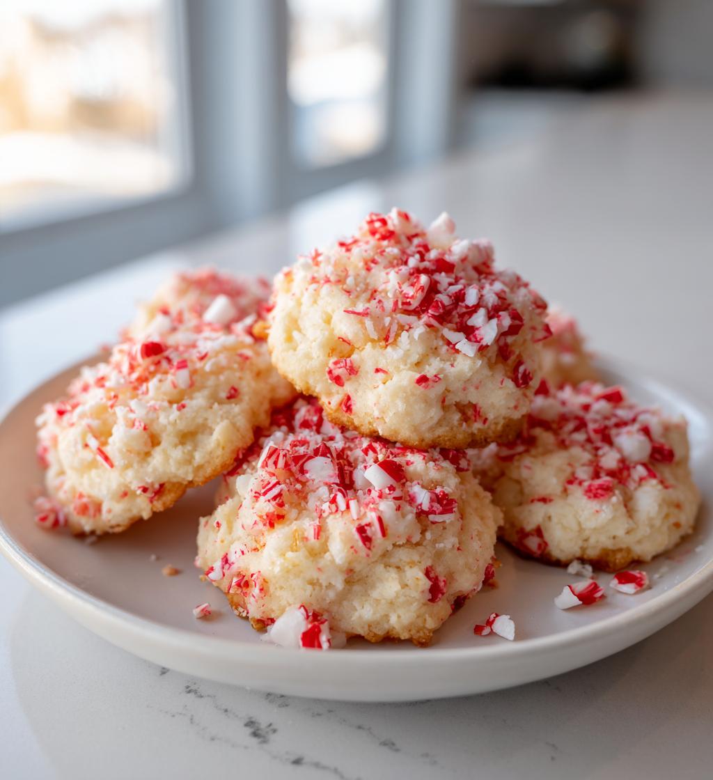 Candy Cane Whipped Shortbread Cookies - detail 1