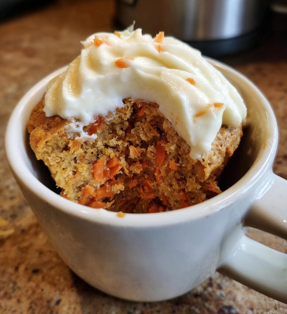 Carrot Cake in a Mug