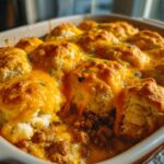 Cheddar Bay Hamburger Casserole