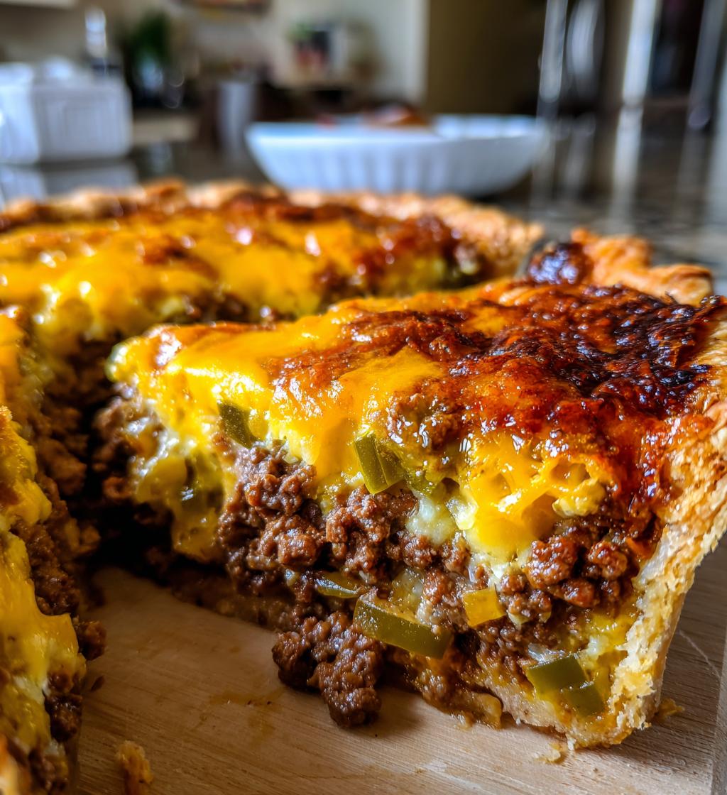 Cheeseburger Pie Dinner - detail 1