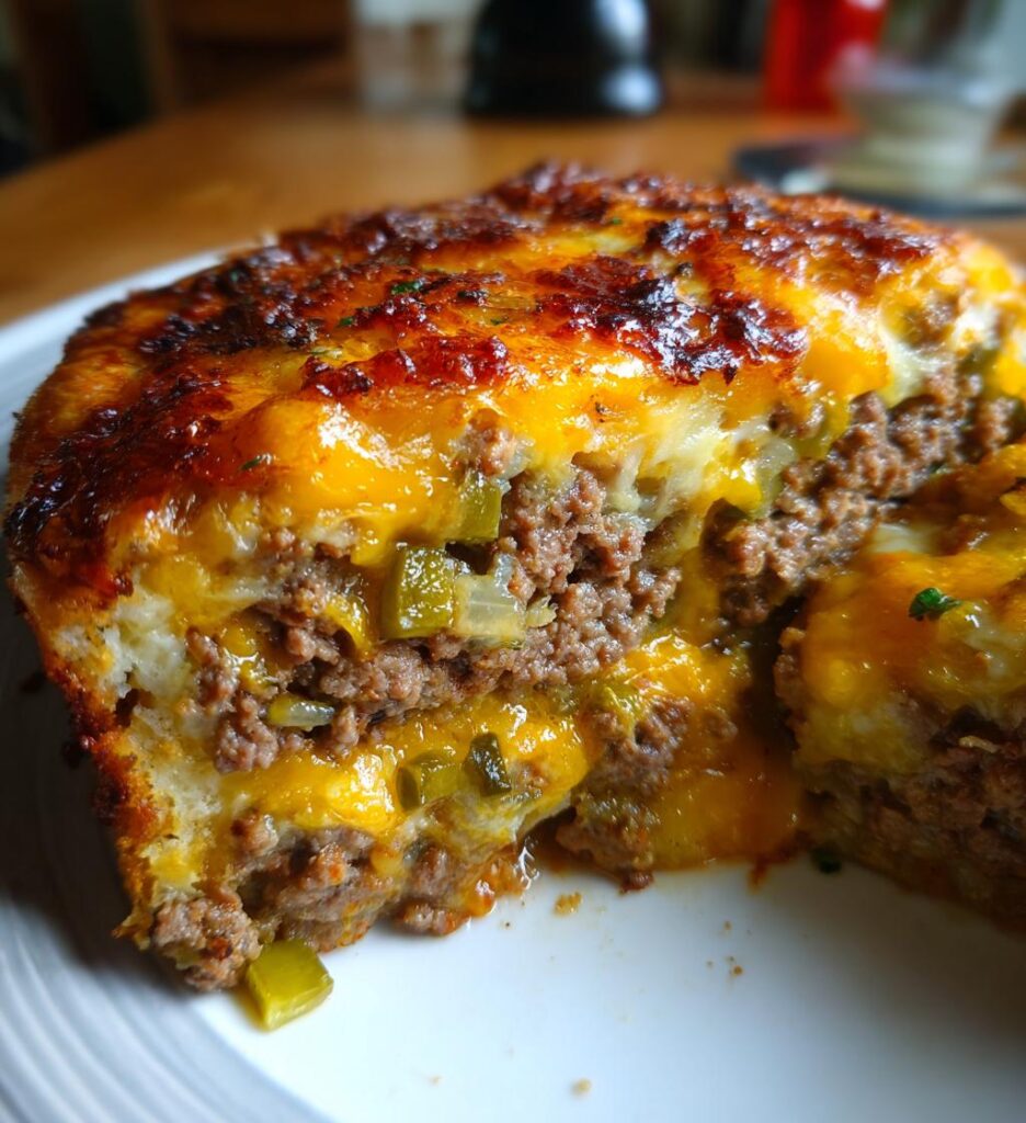 Cheeseburger Pie Dinner