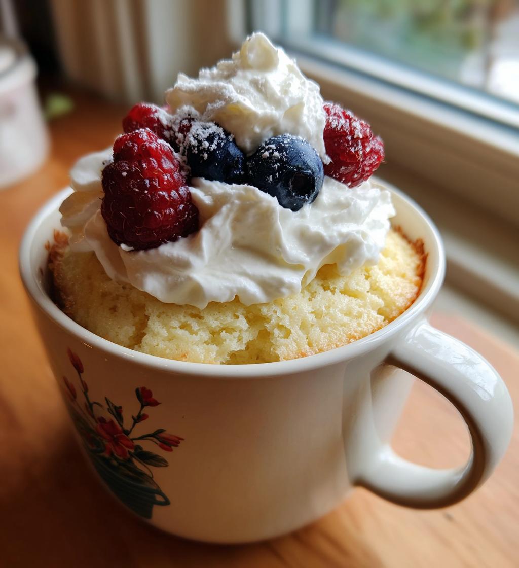 Cheesecake Mug Cake in Minutes - detail 1