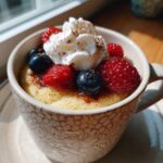 Cheesecake Mug Cake in Minutes