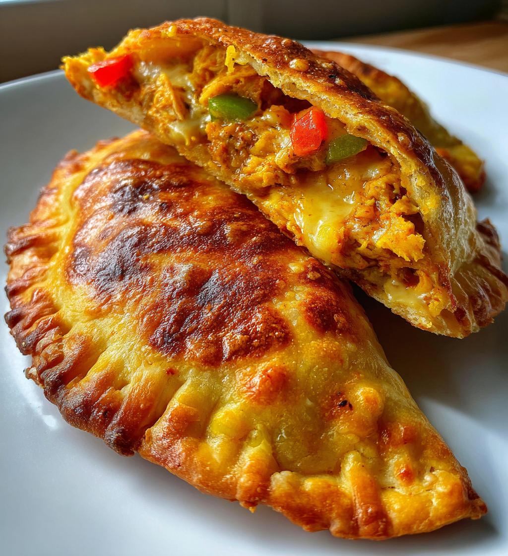 Cheesy Chicken Empanadas