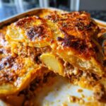 Cheesy Hamburger Potato Casserole