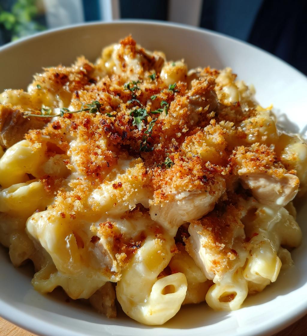 Cheesy Honey Pepper Chicken Mac and Cheese - detail 1