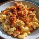 Cheesy Honey Pepper Chicken Mac and Cheese