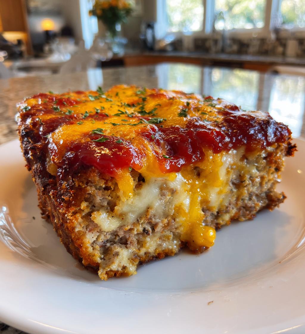 Cheesy Meatloaf Casserole