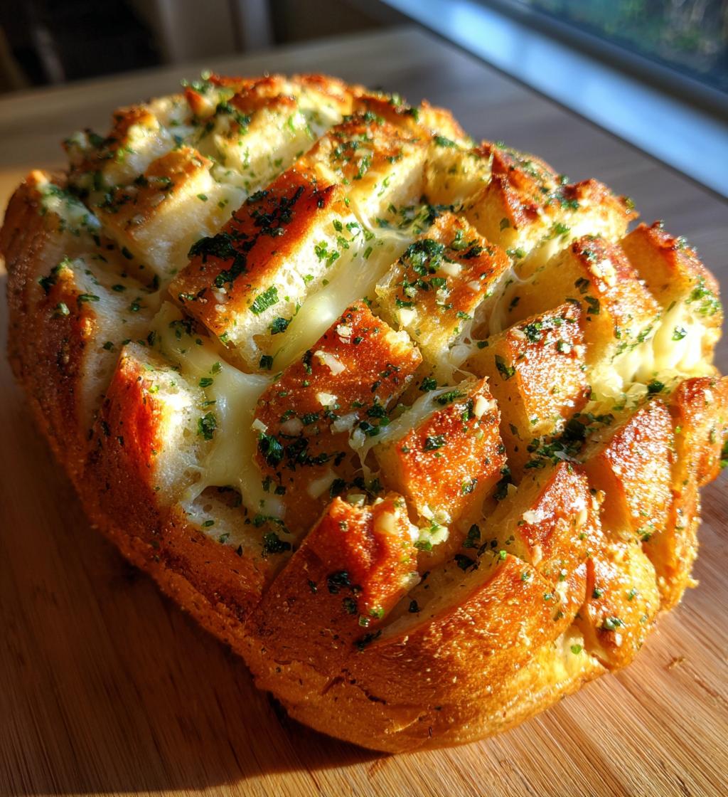 Cheesy Pull-Apart Garlic Bread Bliss - detail 1