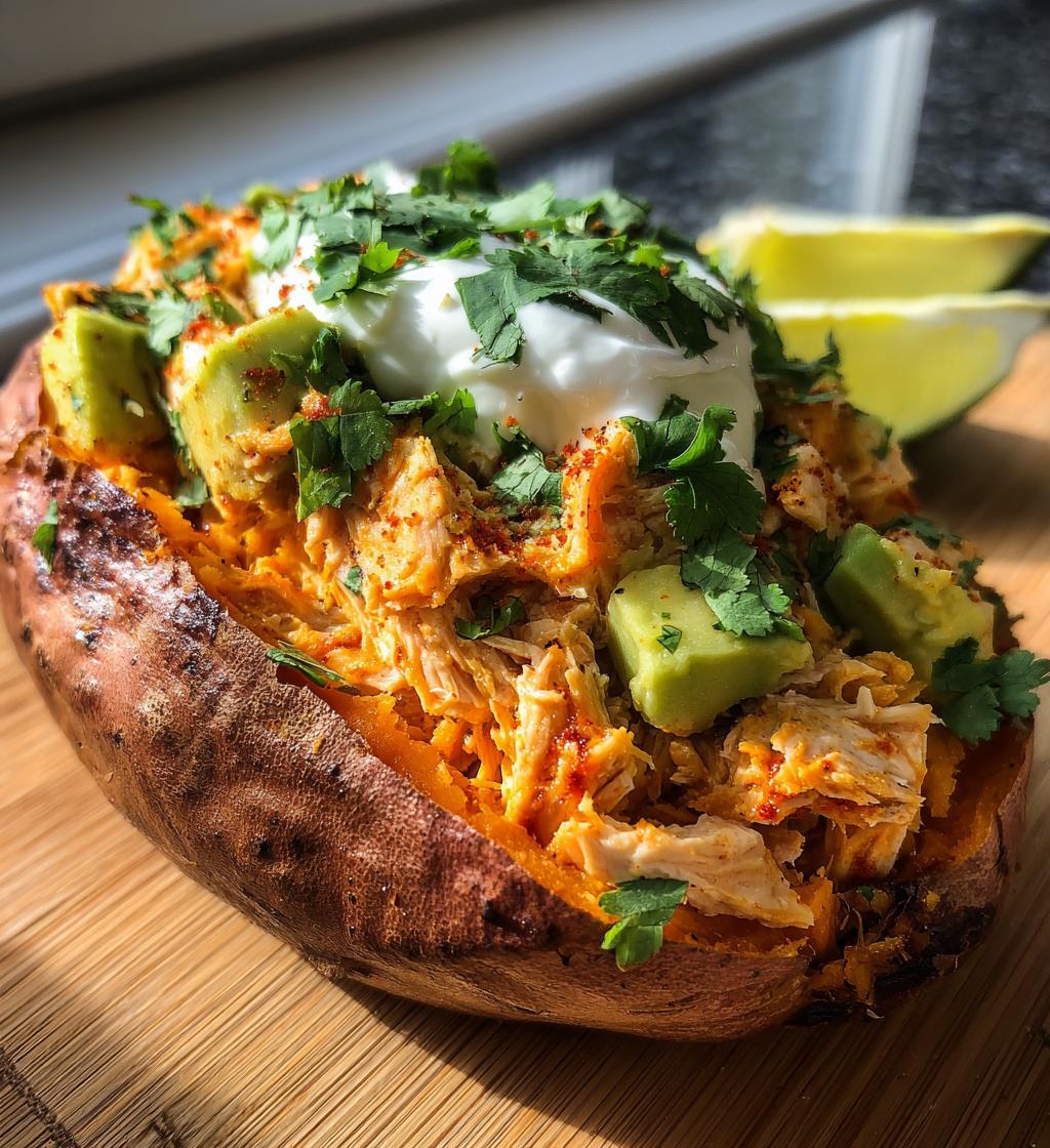 Chicken Avocado Stuffed Sweet Potatoes - detail 1