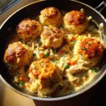 Chicken Pot Pie Noodle Skillet