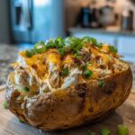 Chicken Ranch Baked Potatoes