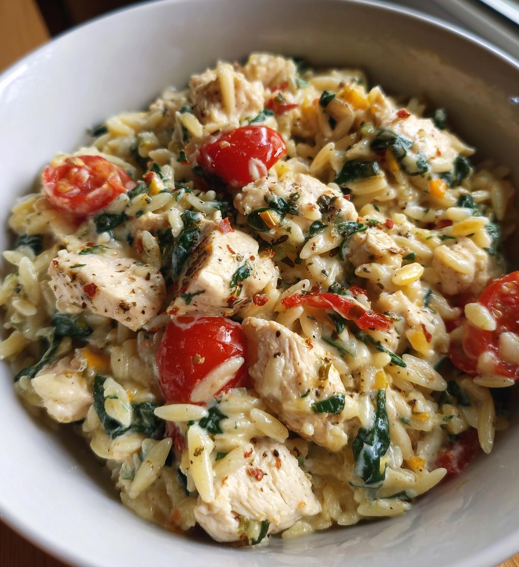 Chicken Ranch Orzo