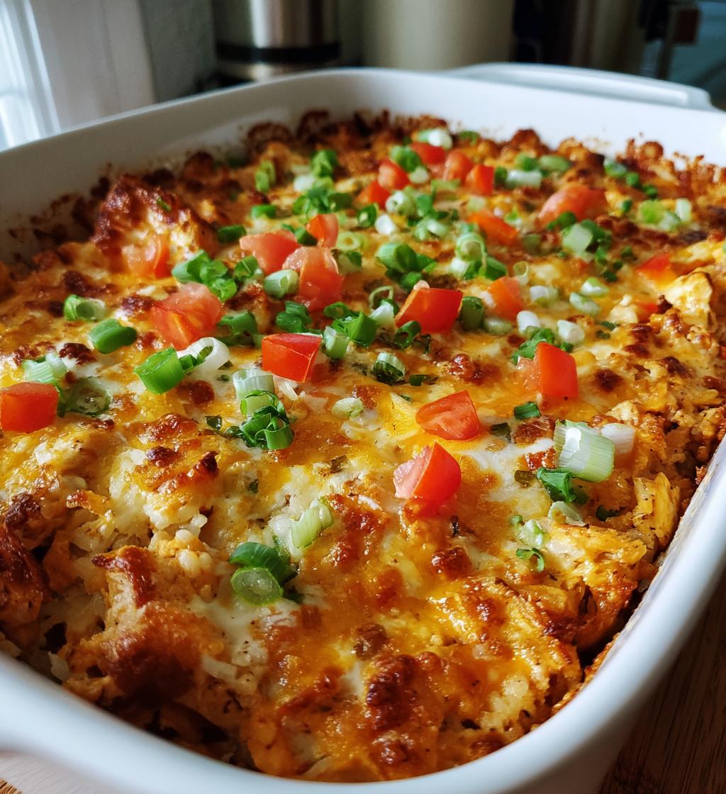 Chicken and Rice Queso Casserole - detail 1