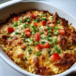 Chicken and Rice Queso Casserole