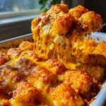 Chili Cheese Tater Tot Casserole
