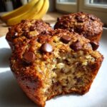Chocolate Banana Oatmeal Muffins