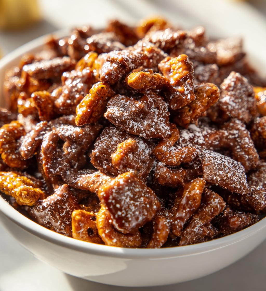 Chocolate Caramel Puppy Chow