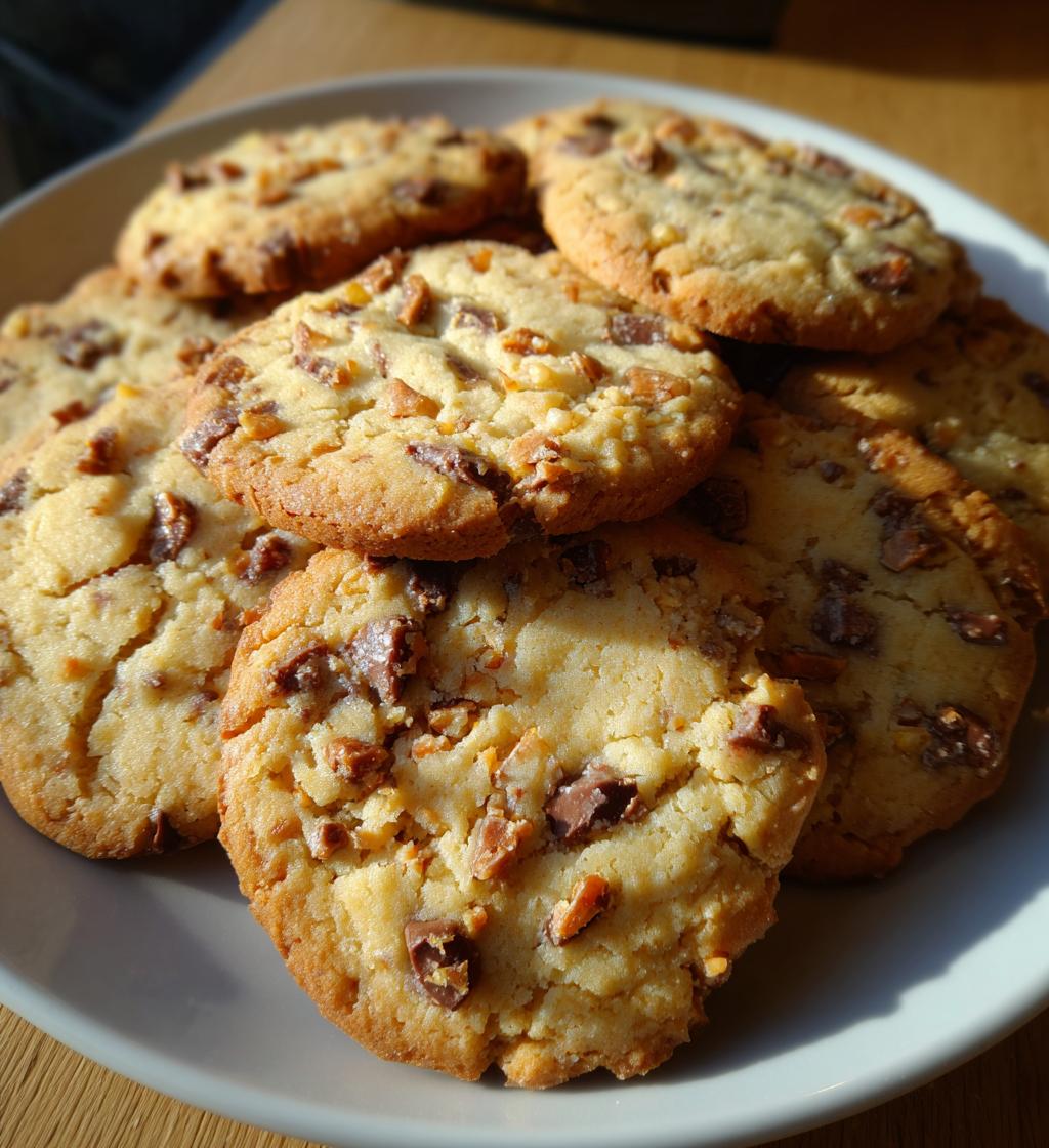 Chocolate Chip And Toffee Shortbread Cookies - detail 1