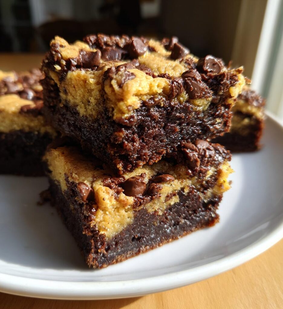 Chocolate Chip Cookie Dough Brownies