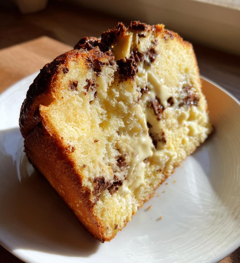 Chocolate Chip Vanilla Custard Brioche - detail 1