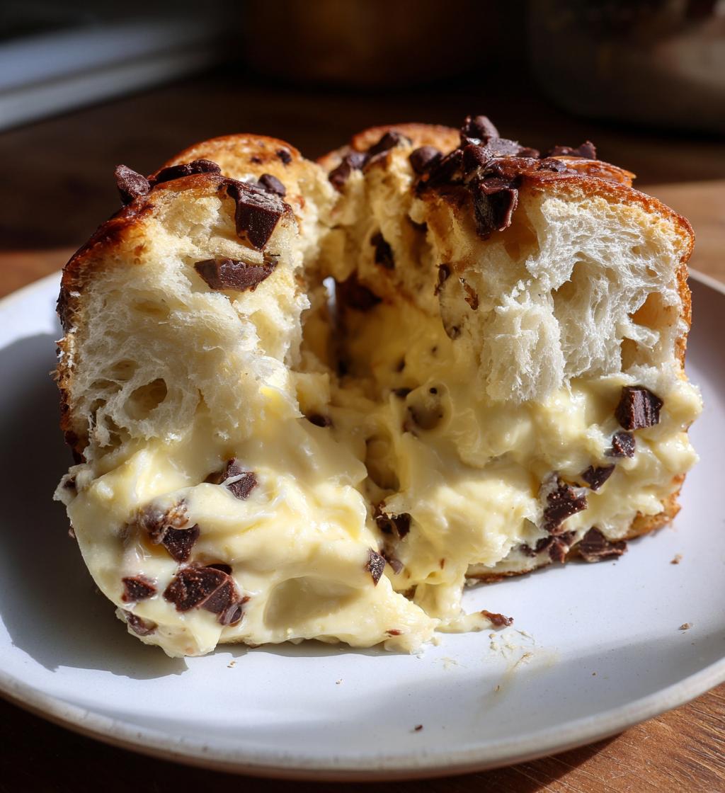 Chocolate Chip Vanilla Custard Brioche