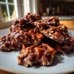 Chocolate Pecan Turtle Clusters
