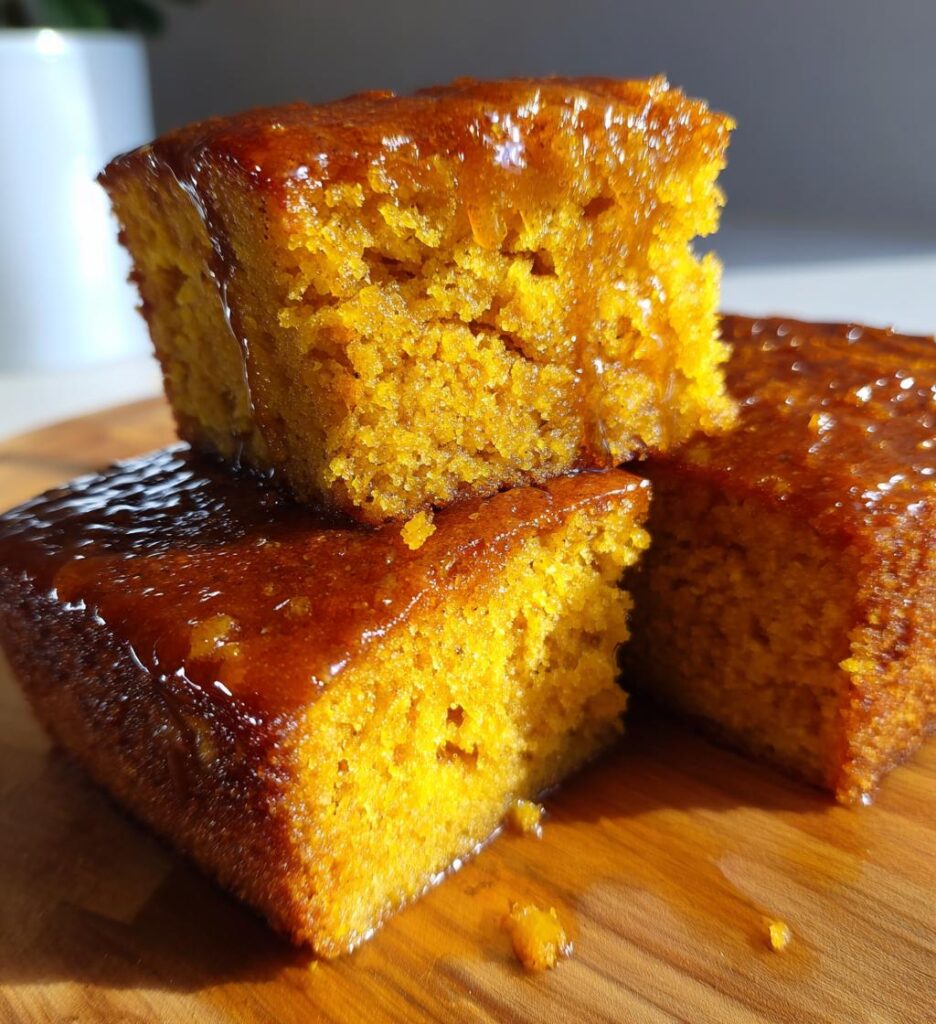 Cinnamon Honey Butter Sweet Potato Cornbread