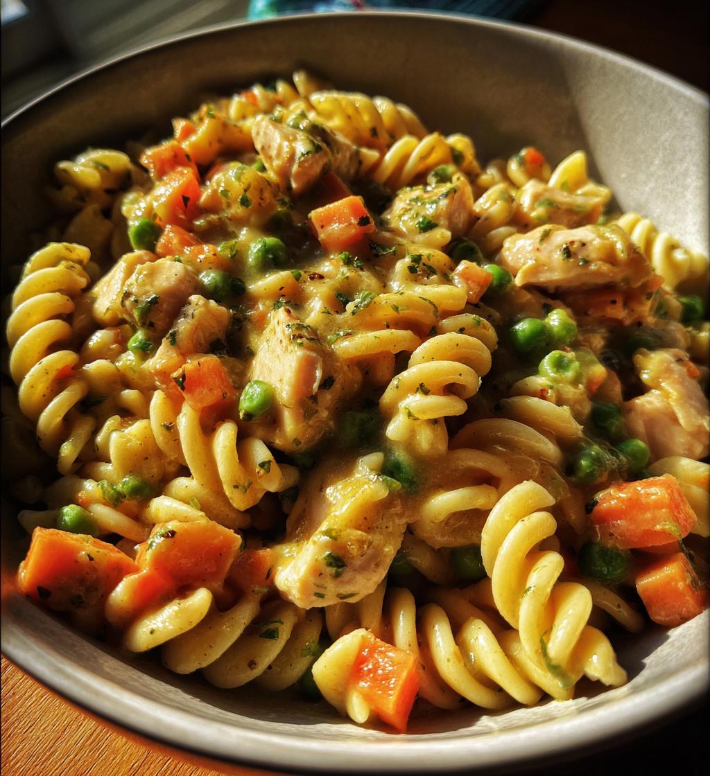 Classic Chicken Pot Pie Pasta