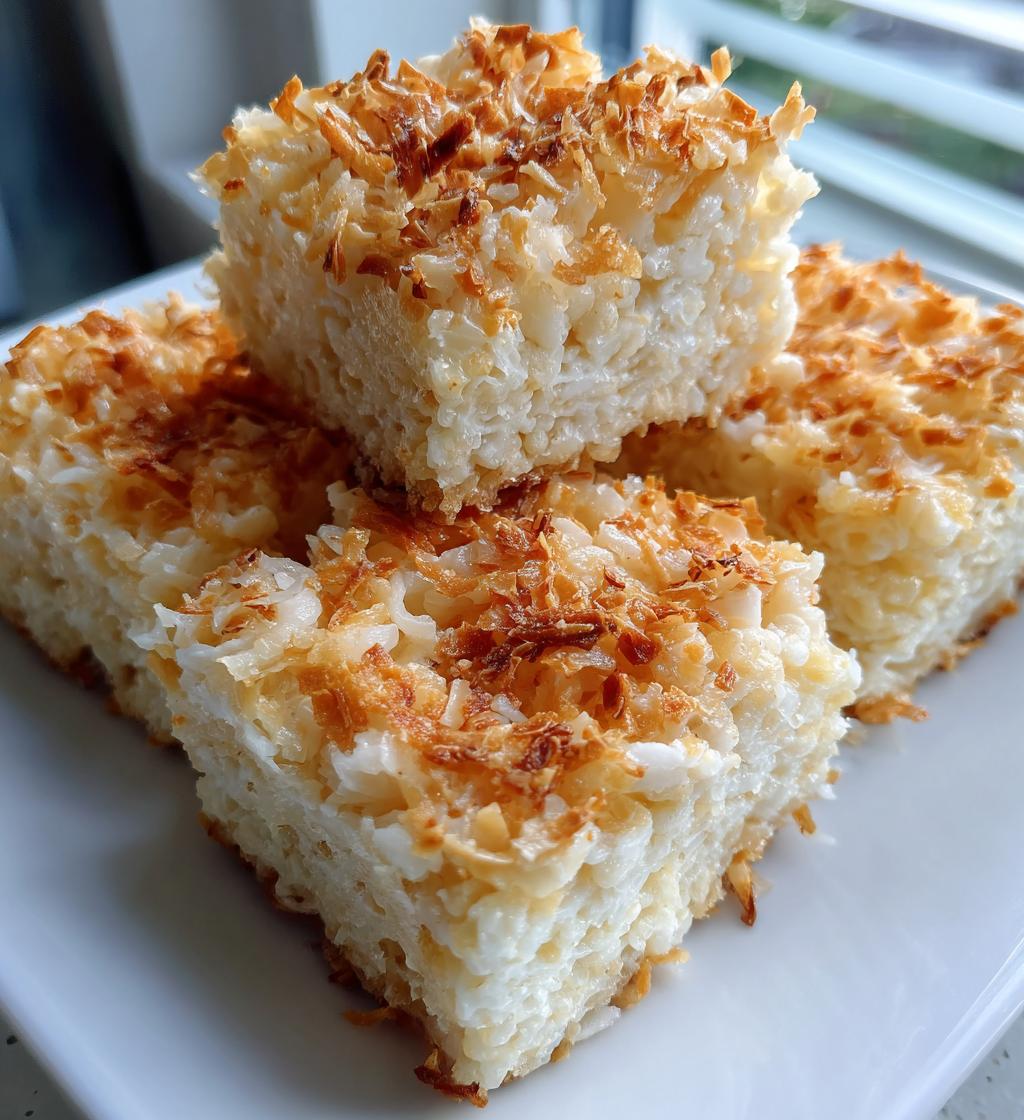 Coconut Lover's Rice Krispy Treats