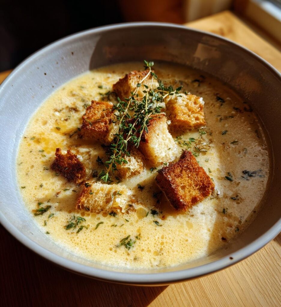 Country French Garlic Soup