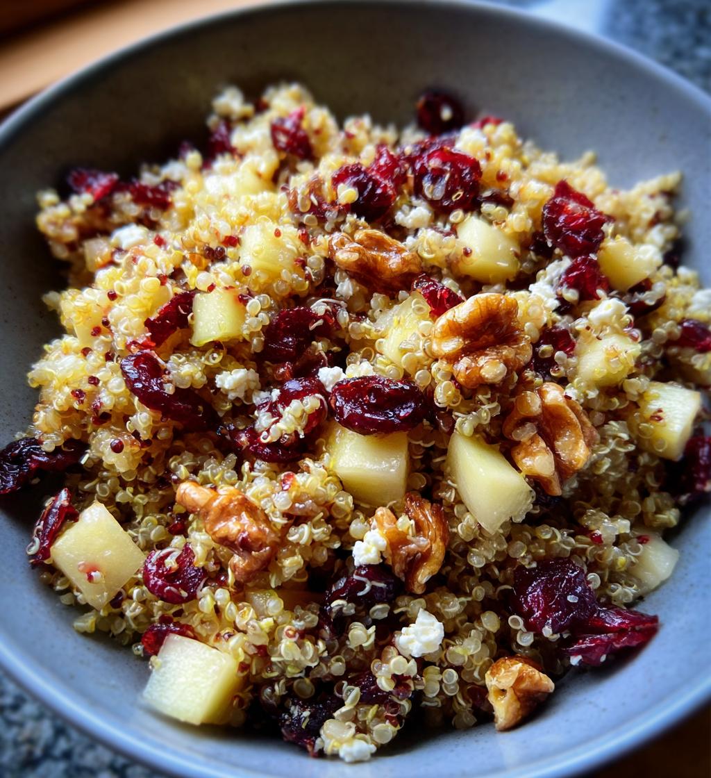 Cranberry Apple Quinoa Salad - detail 1