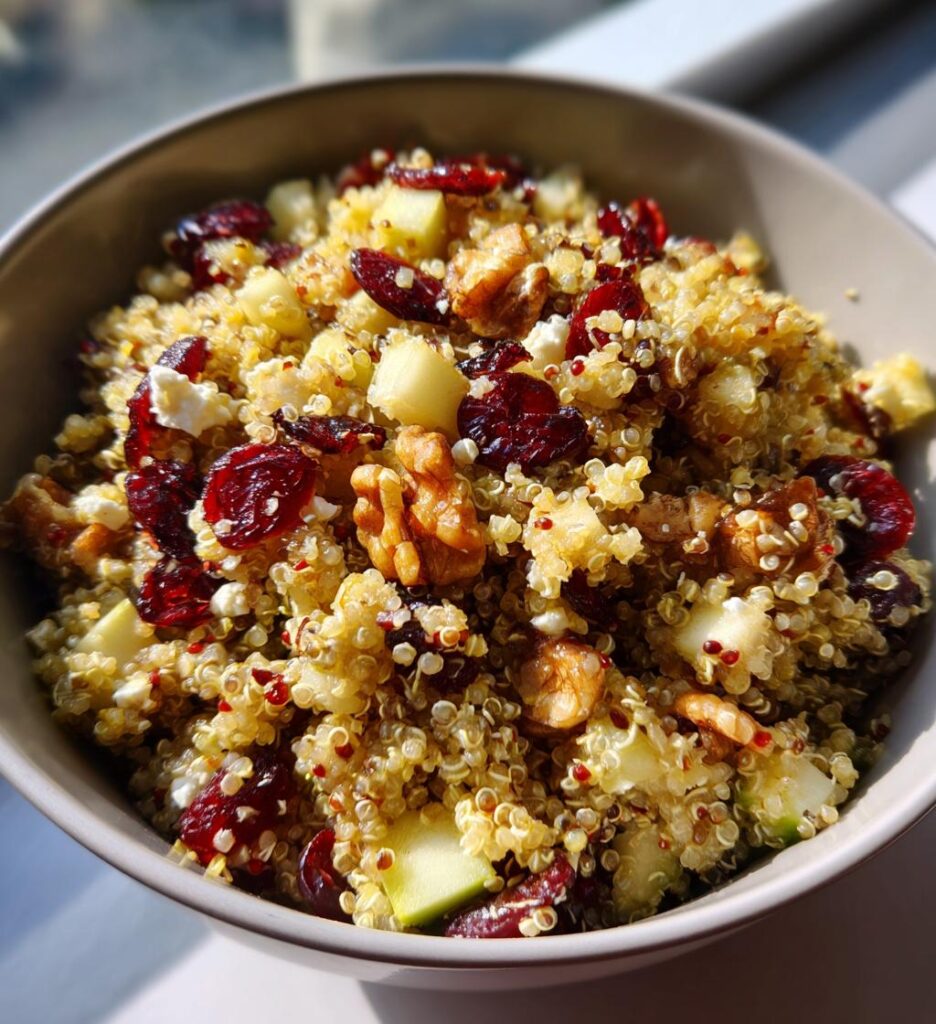 Cranberry Apple Quinoa Salad