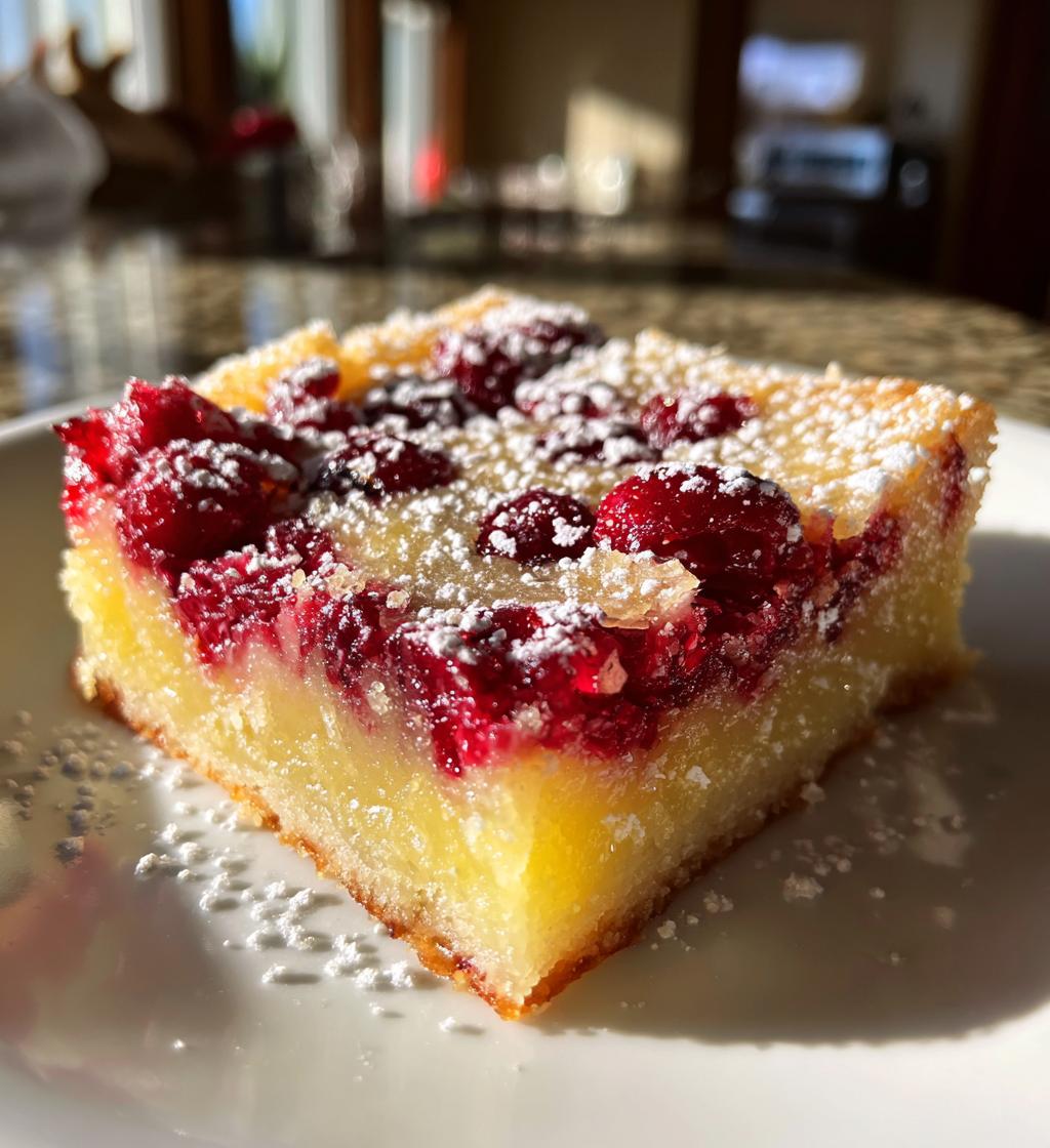 Cranberry Lemon Bars