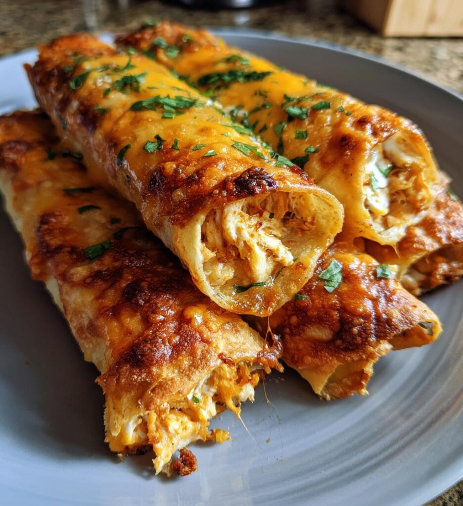 Cream Cheese Chicken Taquitos