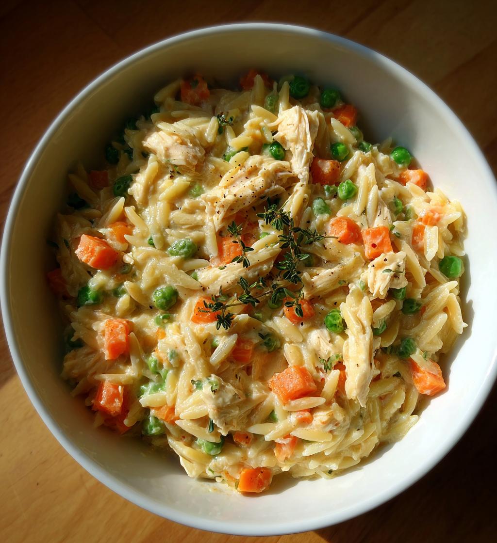 Creamy Chicken Pot Pie Orzo - detail 1